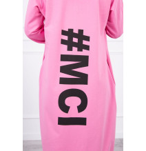 Kardigánt oversize MI9005 világos rózsaszín