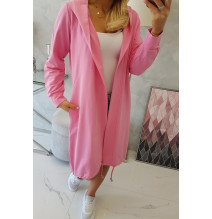 Kardigánt oversize MI9005 világos rózsaszín