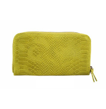 Bőr pénztárca 595 sárga