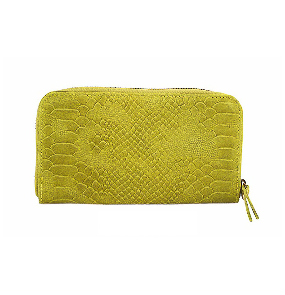 Bőr pénztárca 595 sárga