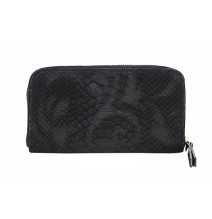 Bőr pénztárca 595 fekete