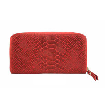 Bőr pénztárca 595 piros Készült Olaszországban