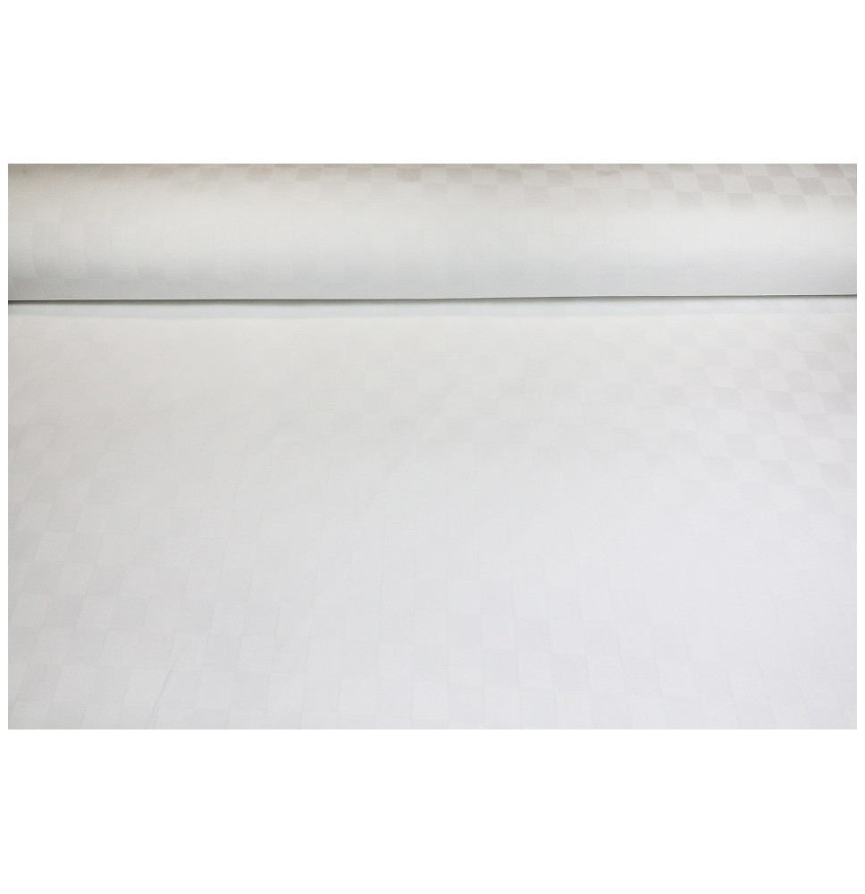 Anyag pamut Fehér kocka, m. 140 cm