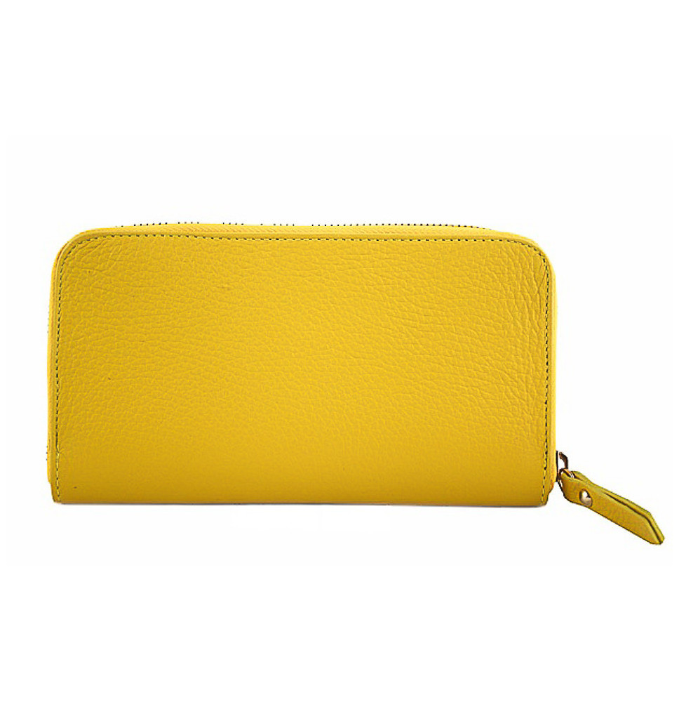 Bőr pénztárca 820B okker