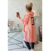 Kardigánt oversize MI0044 sárgabarack