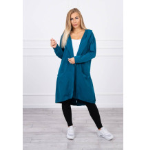Kardigánt oversize MI0044 tenger