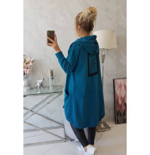 Kardigánt oversize MI0044 tenger