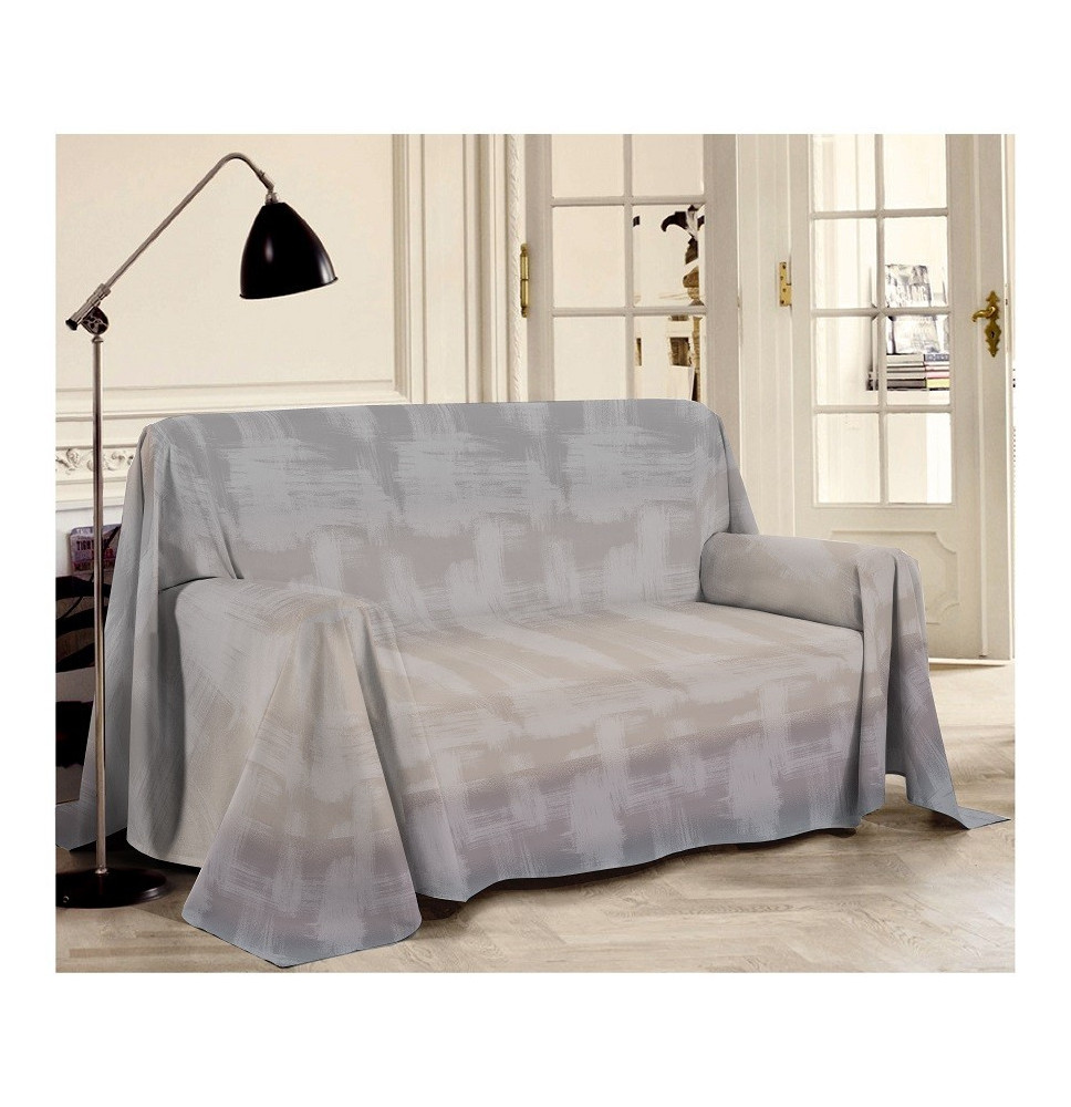 Pamut pléd Piquet Szivárvány bézs