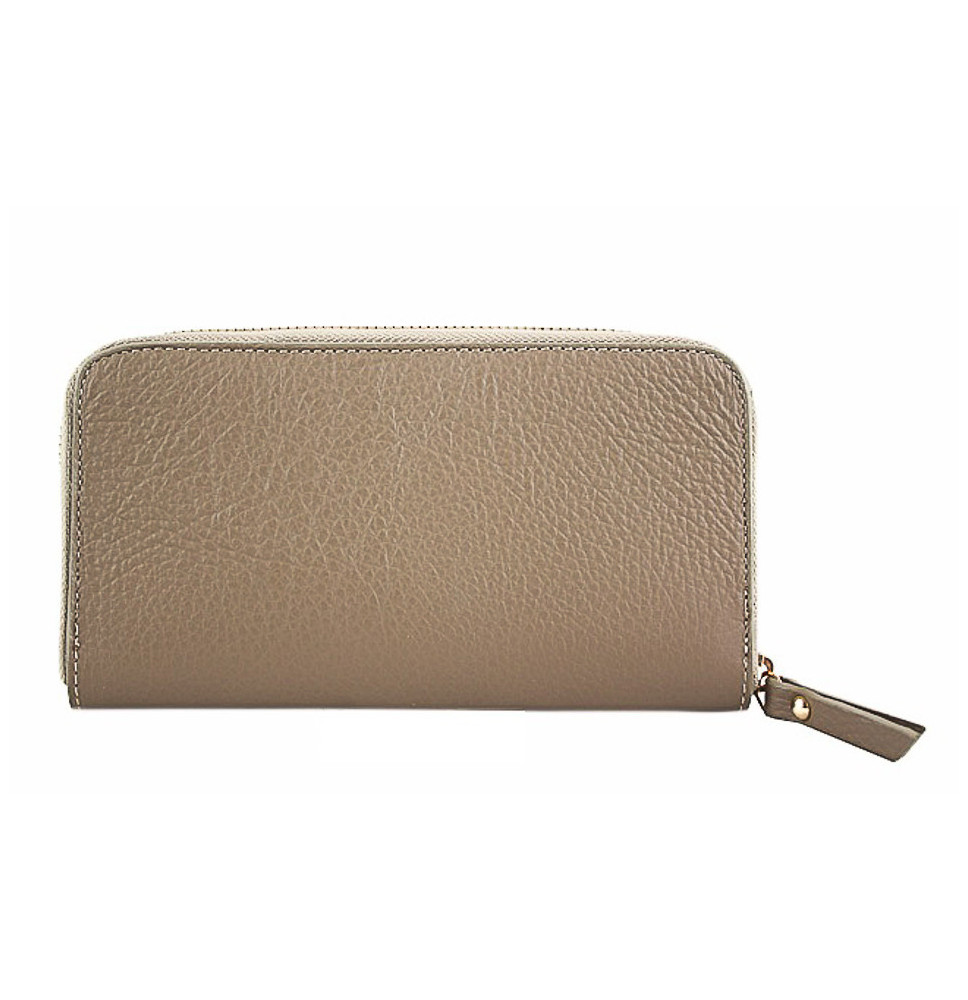 Bőr pénztárca 820B szürke-barna