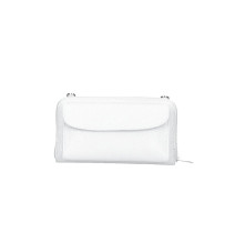 Bőr pénztárca mobiltelefon házzal fehér