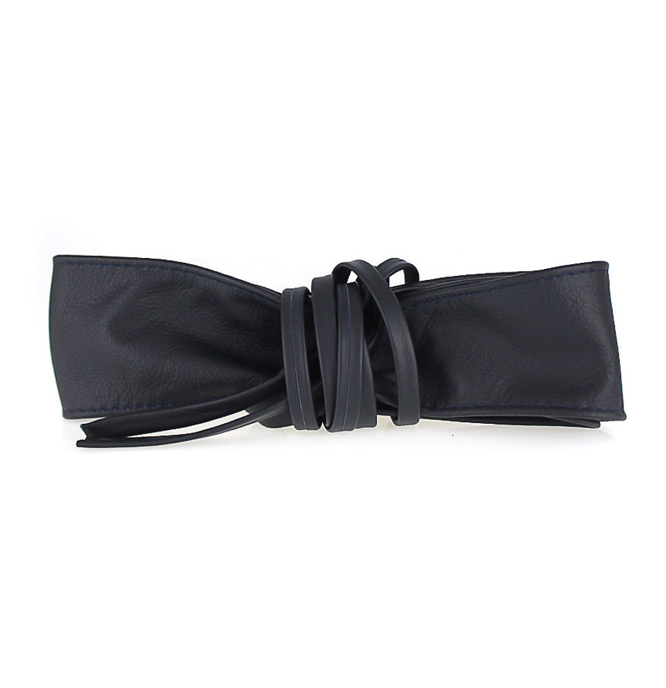 Női bőr öv, csipke, 839 kék