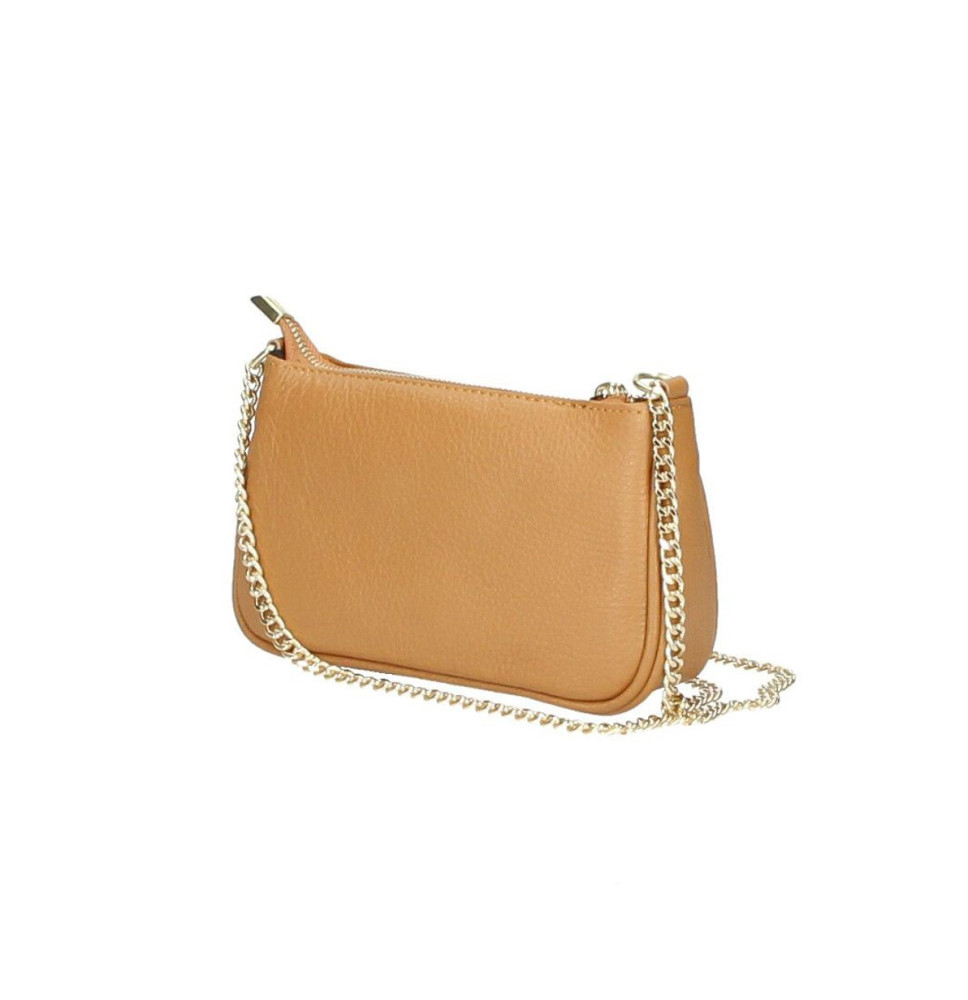 Bőr válltáska 545 Made in Italy konyak