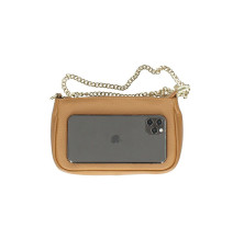 Bőr válltáska 545 Made in Italy konyak