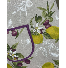 Kötény 914 szürke Made in Italy