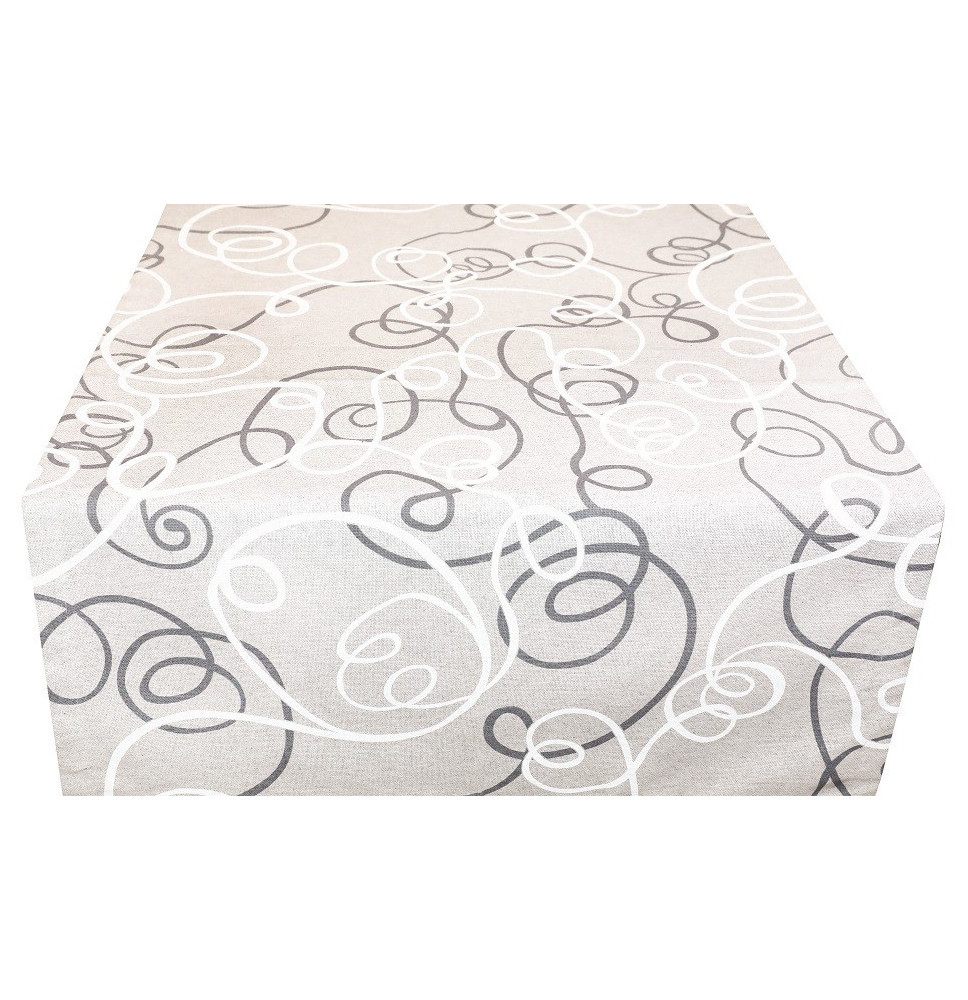 Futófelület az asztalon bézs 50x150 cm Made in Italy