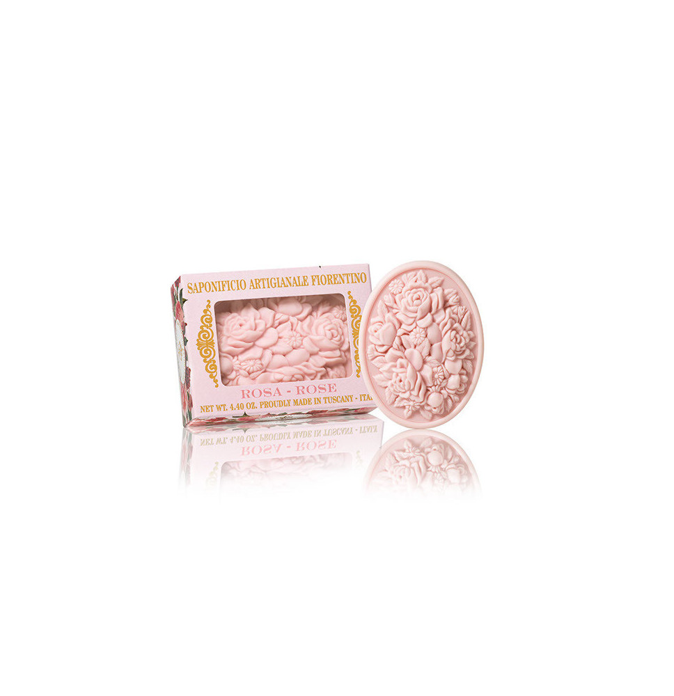 SA Fiorentino természetes szilárd szappanrózsa 125 g