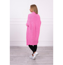 Női pulóver denevér típusú ujjakkal MI2019-13 világos rózsaszín