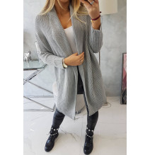 Női pulóver denevér típusú ujjakkal MI2019-13 világos szürke