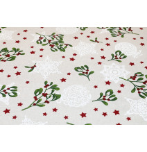 Dekoratív szövet Karácsony, m. 140 cm