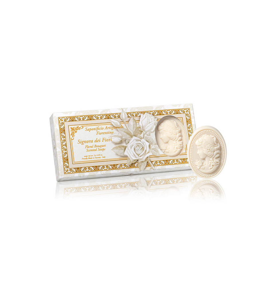 SA Fiorentino természetes szilárd szappan viráglány 3 x 125 g