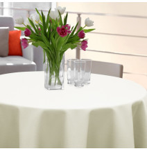 Kerek abrosz Standard Ø 140 cm krém