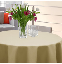 Kerek abrosz Standard Ø 140 cm bézs