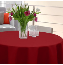 Kerek abrosz Standard Ø 140 cm bordó