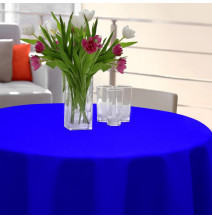 Kerek abrosz Standard Ø 140 cm azúrkék