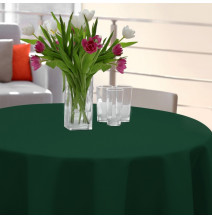 Kerek abrosz Standard Ø 140 cm sötétzöld