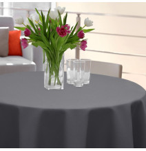 Kerek abrosz Standard Ø 140 cm sötét szürke