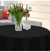 Kerek abrosz Standard Ø 140 cm fekete