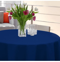 Kerek abrosz Standard Ø 140 cm sötétkék