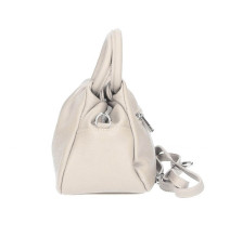 Bőr kézitáska 673 Made in Italy bézs