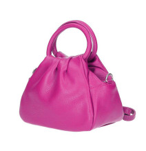 Bőr kézitáska 673 Made in Italy fukszia