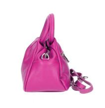 Bőr kézitáska 673 Made in Italy fukszia