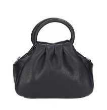 Bőr kézitáska 673 Made in Italy fekete