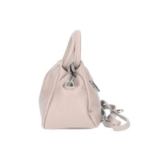 Bőr kézitáska 673 Made in Italy pór rózsaszín