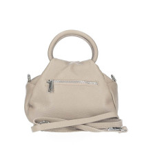 Bőr kézitáska 673 Made in Italy szürkésbarna