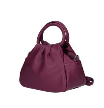 Bőr kézitáska 673 Made in Italy bordeaux