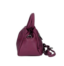 Bőr kézitáska 673 Made in Italy bordeaux