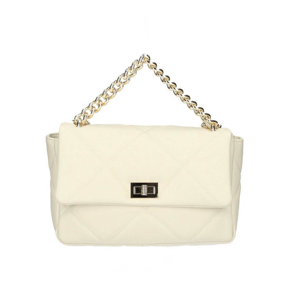 Nő bőr kézitáska 677 Made in Italy bézs