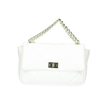 Nő bőr kézitáska 677 Made in Italy fehér