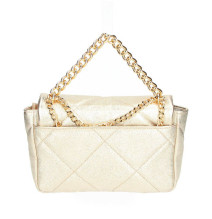 Nő bőr kézitáska 677 Made in Italy aranysárga