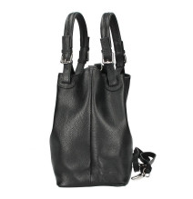 Bőr kézitáska 684 Made in Italy fekete