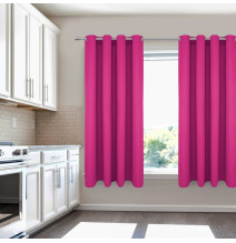 Függöny a gyűrűk Heaven sötét rózsaszín