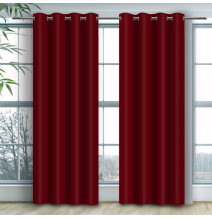 Függöny a gyűrűk Heaven bordeaux