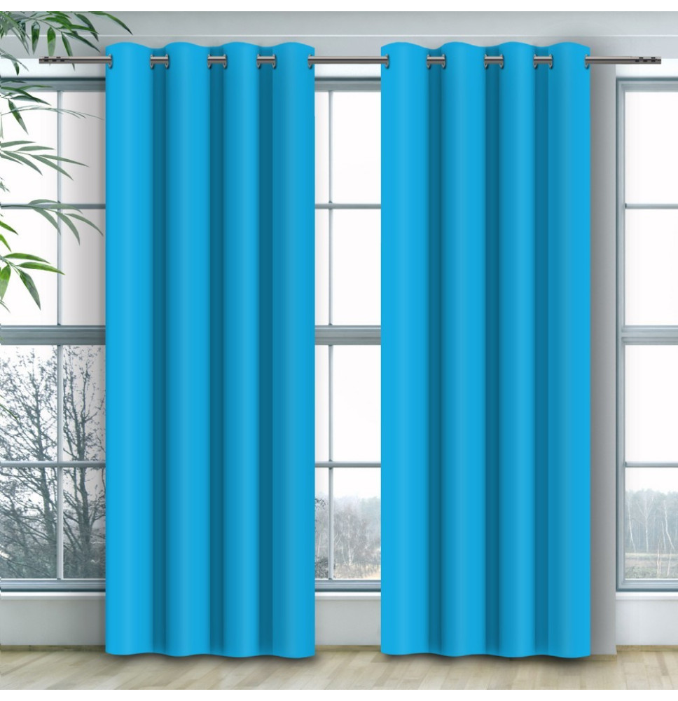 Függöny a gyűrűk Heaven türkizkék