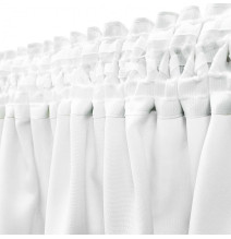 Függöny a redős szalagon Heaven fehér