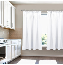 Függöny a redős szalagon Heaven fehér