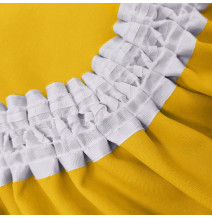 Függöny a redős szalagon Heaven sárga